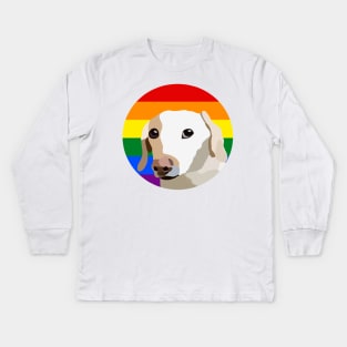 not too fond of gay people Kids Long Sleeve T-Shirt